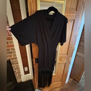 Zara dress with fringe detail Sz Small